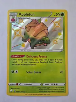 Appletun SV014/SV122 Rare Shiny Shining Fates Shiny Vault Pokemon NM - Image 1