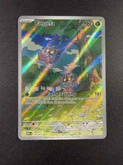 Pokemon TCG Tangela Illustration Rare Card 178/165 Scarlet & Violet 151 IR !! - Image 1