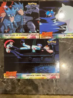 Pokemon Burger King Mewtwo Strikes Back Card Lot Of 3 - Image 4
