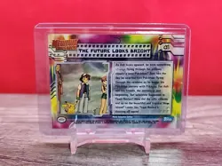 TOPPS POKEMON- #41 THE FUTURE LOOKS BRIGHT HOLO FOIL MEWTWO STRIKES BACK-LP/NM - Image 4