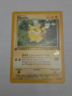 Pokemon TCG: Pikachu Jungle (W Stamp) 1st Edition #60/64 NM - Image 1