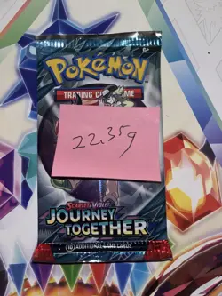 Heavy! Over 22.35 Gram Pokemon Journey Together Booster Pack Sealed - Image 2