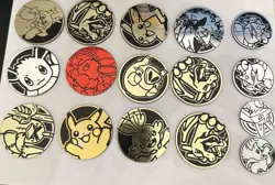 Pokemon TCG coins and pins. Lot of 41 coins see pic. - Image 3