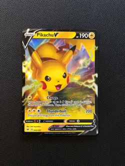Pikachu V 043/185 Vivid Voltage Pokemon NM Fast Shipping - Image 1