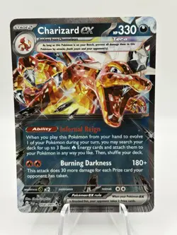Pokemon TCG: Charizard ex Double Rare - Paldean Fates - #054/091 - Image 1