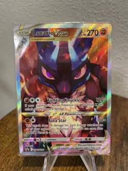 Pokemon TCG: SEALED Lucario VSTAR SWSH291 Black Star Promo 2023 NM - Image 1