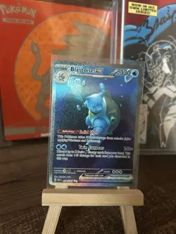 Pokemon TCG Blastoise EX Scarlet & Violet 151 Special Illustration Rare 200/165 - Image 1