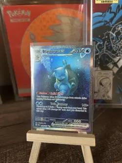 Pokemon TCG Blastoise EX Scarlet & Violet 151 Special Illustration Rare 200/165 - Image 2