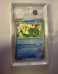 Pokemon Feraligatr #213 Illustration Contest 2024 Promo Scarlet & Violet Regular - Image 1