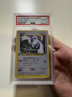 2000 Pokemon, Neo Genesis LUGIA-HOLO 1ST First Edition - PSA 10! - Image 2