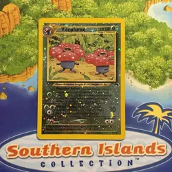 Pokemon Vintage Southern Islands Reverse Holo Vileplume 17/18 Rare English Promo - Image 1