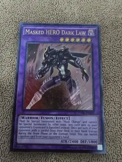 Masked HERO Dark Law (UTR) OP01-EN003 OTS Unlimited Lightly Played Check Desc!! - Image 1