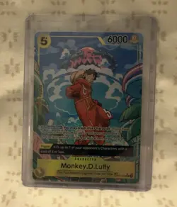 One Piece Monkey D Luffy OP07-109 SR Treasure Rare Alt Art Two Legends Mint!!! - Image 1