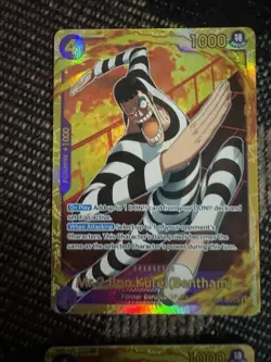 Mr.2.Bon.Kurei (Bentham) EB01-061 SEC Memorial Collection - ONE PIECE play setx4 - Image 3