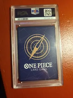 2025 One Piece OP11 Special Alternate Art Silvers Rayleigh OP09-005 EN PSA 10 - Image 2