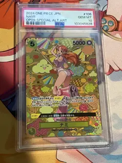 Special Alternate Art Nami One Piece 2024 OP09 Japanese SP OP08-106 SR PSA 10 - Image 1
