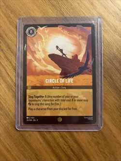 Disney Lorcana Fabled Circle of Life 26/204 Cold Foil Legendary - Image 1