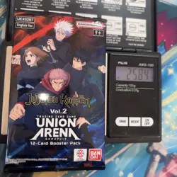 Heavy 25.84g Union Arena Sealed Jujutsu Kaisen Vol. 2 Booster Pack - Image 1