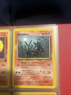 Pokemon TCG Houndour Neo Discovery Card 24/75 Unlimited Rare - Image 1