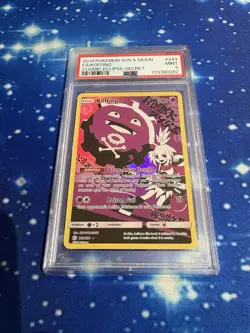Pokemon TCG Koffing Holo Card Sun Moon Cosmic Eclipse 243/236 PSA 9 - Image 1