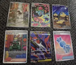 Pokemon Mega Evolutions Cards Lt. Surges Bargain #185, #163, #175, #139 & #134 - Image 1
