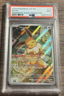 Eevee 173 Sv: Scarlet & Violet Promo Cards Holo PSA 9 - Image 1