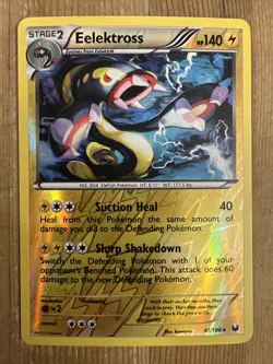 Eelektross 47/108 Reverse Holo Black & White Dark Explorers Pokemon Card NM - Image 1