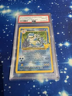 PSA 10 MINT Blastoise Celebrations Classic Collection Holo Pokemon Card 2/102 - Image 1