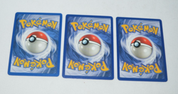1999 POKEMON WARTORTLE 42/102 , LOT OF THREE CARDS - Image 3