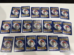WOTC Pokemon Base Set 1st Edition 19 Card Lot Machop Ekans Golbat - Image 2