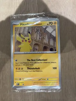Pokemon TCG Promo Oversized Card - Pikachu at the Museum (Sealed) - Image 1