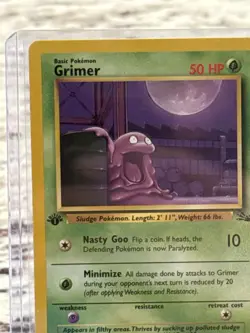 1999 Pokemon Jungle 1st Edition Geodude 47/62 NM WOTC Vintage Card - Image 2