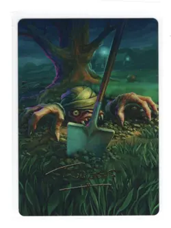 Exhume Art Card (Gold-Stamped Signature) | #52 | ASDSK - Duskmourn - Image 1