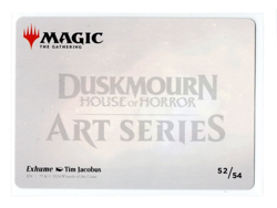 Exhume Art Card (Gold-Stamped Signature) | #52 | ASDSK - Duskmourn - Image 2