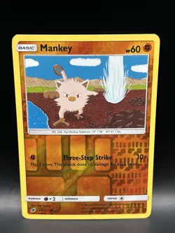 Reverse Holo Mankey 50/111 - Pokemon Crimson Invasion Card - LP - Image 1