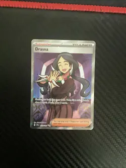 Pokemon TCG Drasna 231/191 2024 Surging Sparks Ultra Rare Card - NM - Image 1