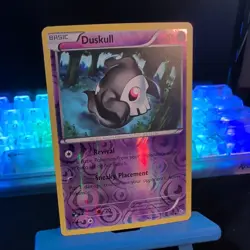 Pokemon TCG Duskull 38/106 Reverse Holo X&Y Flashfire XY English 2015 LP+ Card - Image 2