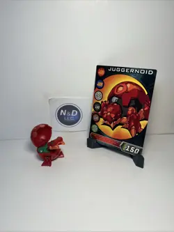 Bakugan Juggernoid B1 Classic Pyrus 350G Battle Brawlers Open Core W/Card RARE - Image 1