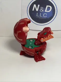 Bakugan Juggernoid B1 Classic Pyrus 350G Battle Brawlers Open Core W/Card RARE - Image 4