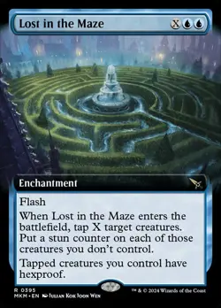 Lost in the Maze, Murders at Karlov Manor, MTG, Rare Foil Card, 0395 - Image 1