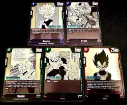 Dragon Ball Super - Manga Booster (5) Holo Cards - Pack Fresh - Eng/JP Blend - Image 1