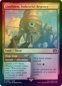 Lindblum, Industrial Regency/Mage Siege (Foil) (FIN) Final Fantasy - NM - Image 1
