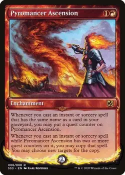 2x Pyromancer Ascension - Foil Signature Spellbook: Chandra LP MTG - Image 1