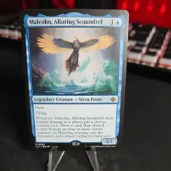 Malcolm, Alluring Scoundrel The Lost Caverns of Ixalan Regular NM - Image 1