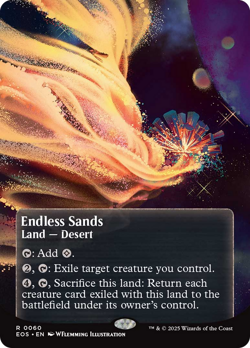 Endless Sands (0060) (Borderless) [Edge of Eternities: Stellar Sights] Near Mint - Image 1