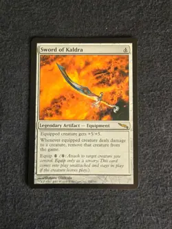 Sword of Kaldra Mirrodin Regular Magic The Gathering - Legendary Artifact - Image 1