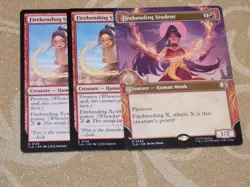 MTG Firebending Student x3 Rare Avatar The Last Airbender Showcase x1 NM Low S&H - Image 1