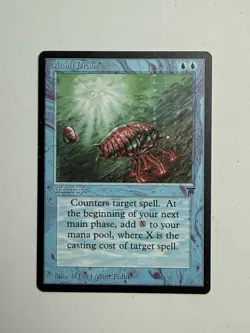 Magic: The Gathering Mana Drain Instant Legends Uncommon 1994 English - Image 1