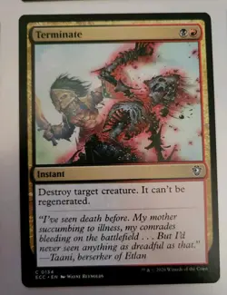 MTG - Lorwyn Eclipsed: Terminate (0134) - Common - Near Mint - Image 1