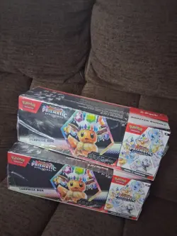 Pokemon Prismatic Evolutions Sams Club Exclusive Surprise Box Booster Bundle x2 - Image 1